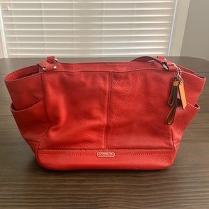 Red Coach Purse